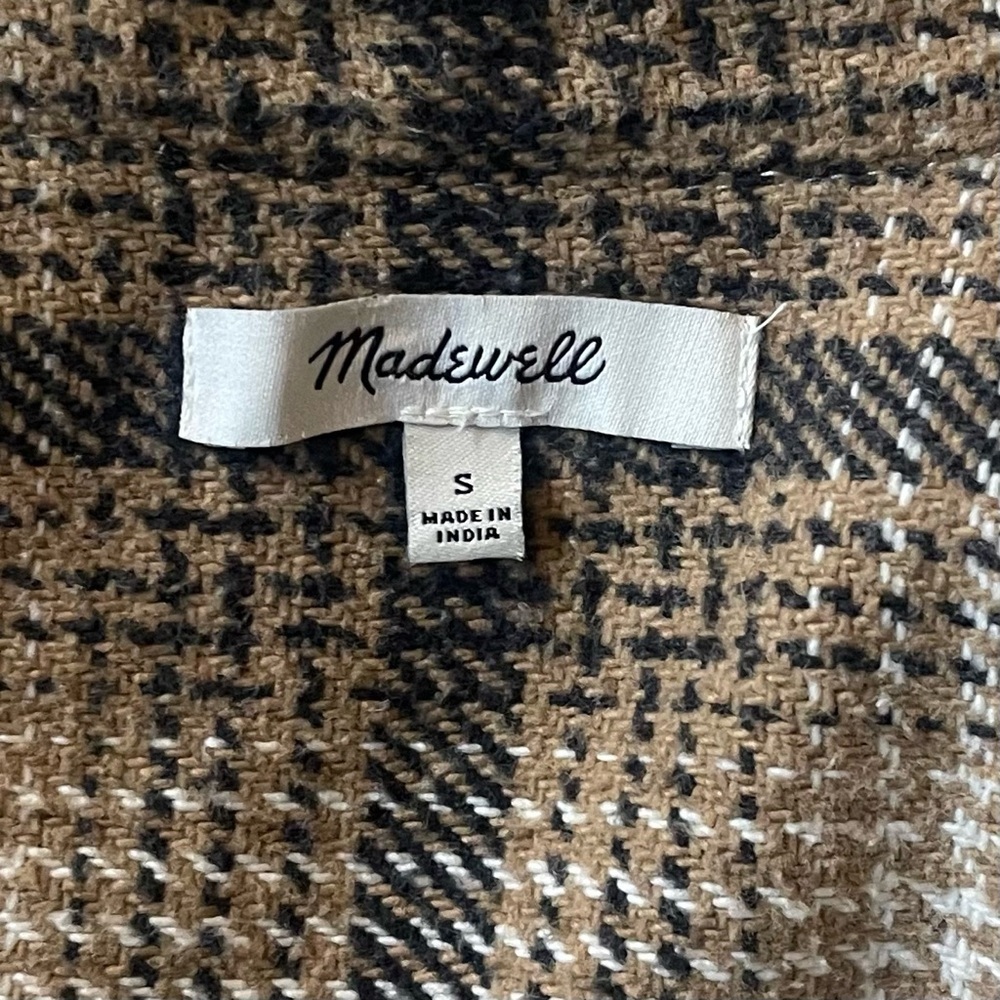 Madewell Flannel Button-Up Shirt-Jacket in Plaid - Picture 10 of 11